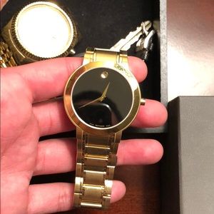 Gold movado for sale no box